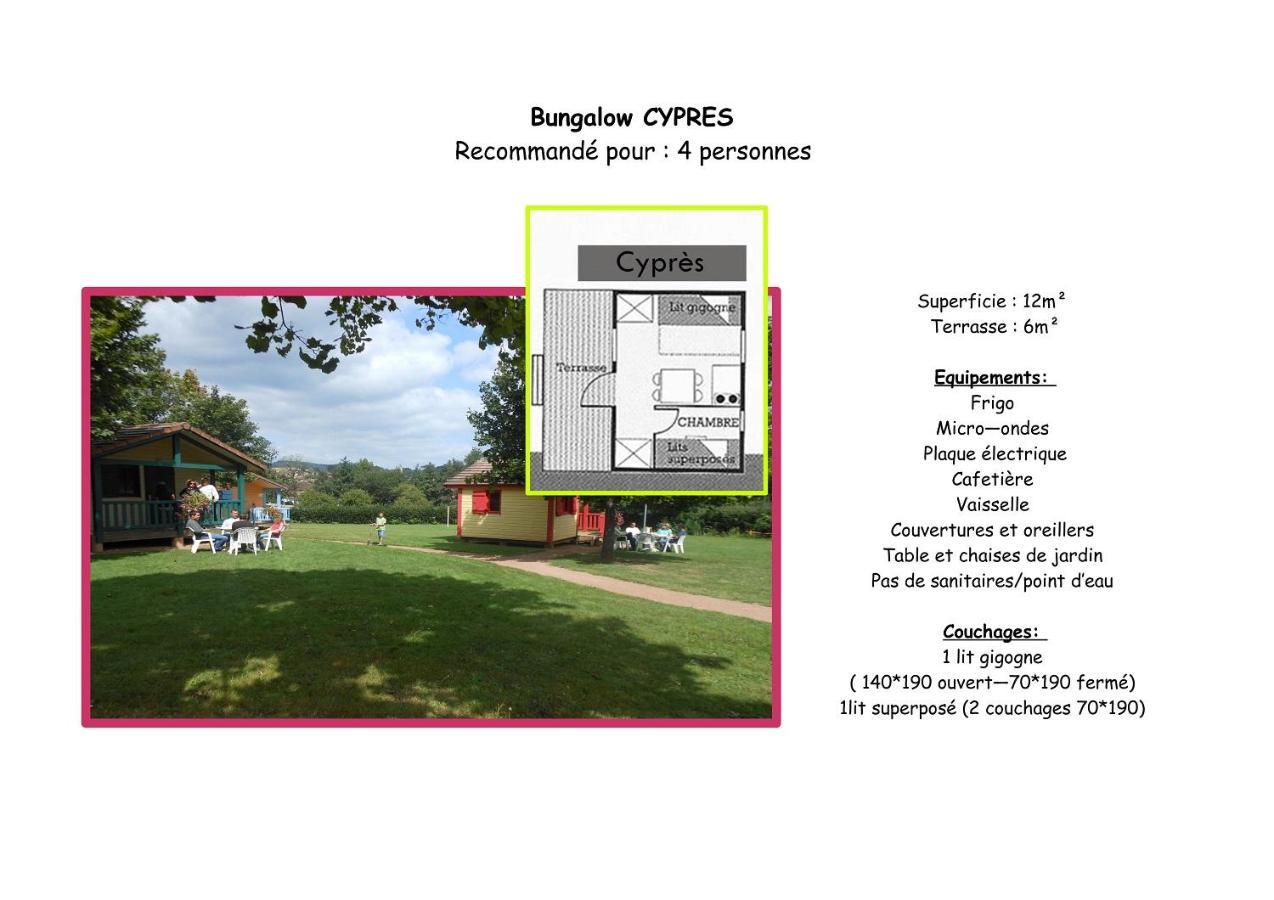 Camping Les Feuilles Chauffailles Kültér fotó